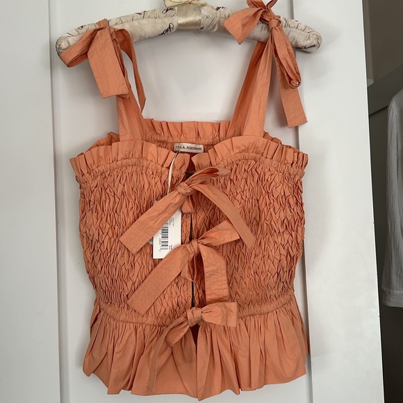 NEW Ulla Johnson Faye Tank in Peony - Picture 4 of 6